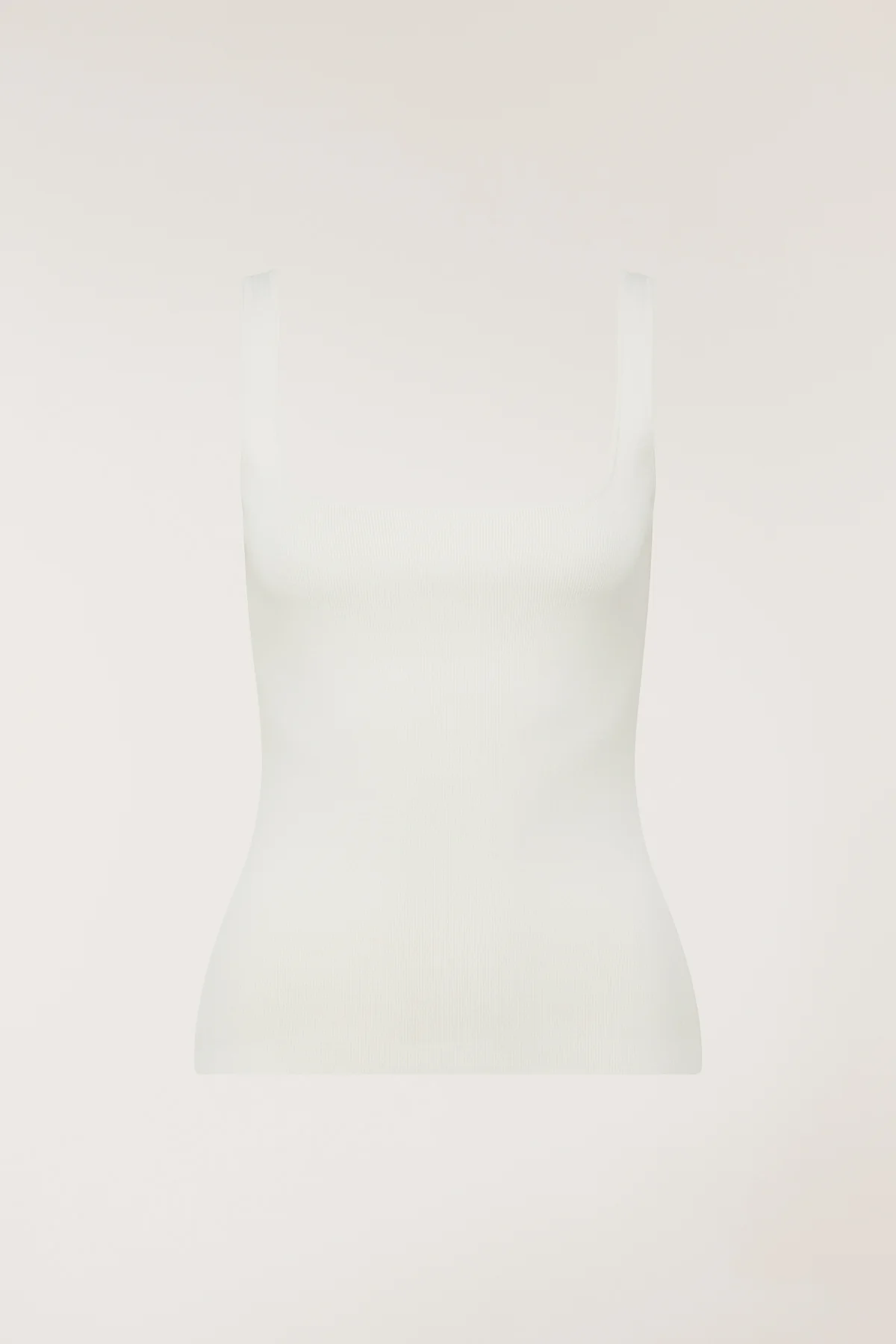 Crepe Knit Singlet - Neutral - Image 6