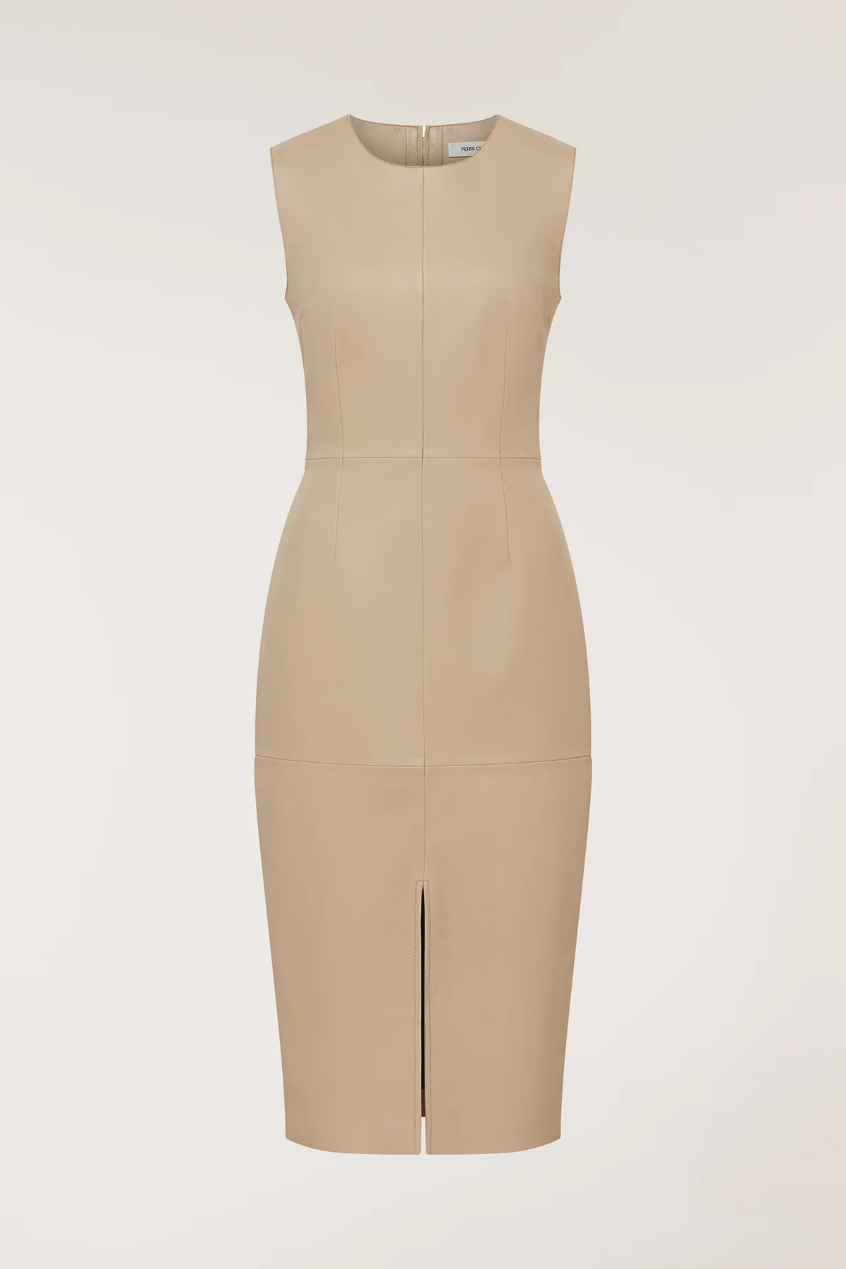 Leather Dress - Neutral - Image 6