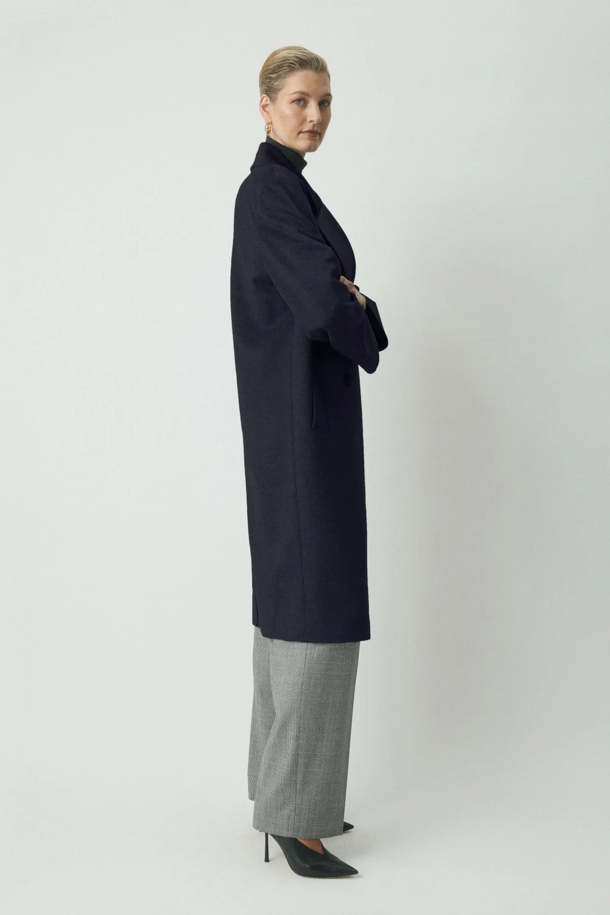 Nico Wool Peacoat - Navy - Image 3