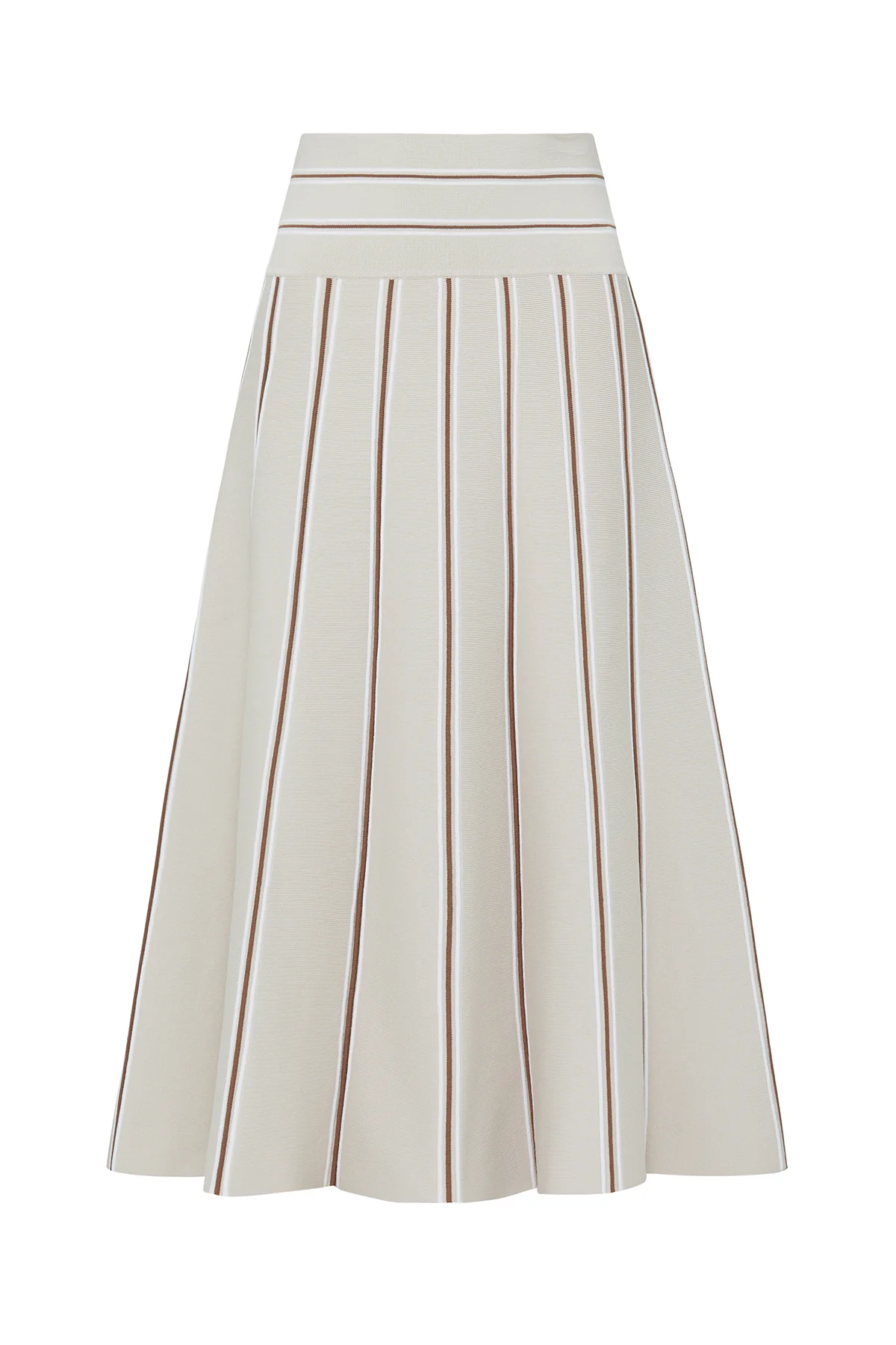 Gabriela Knit Skirt - Oyster/Spice - Image 3
