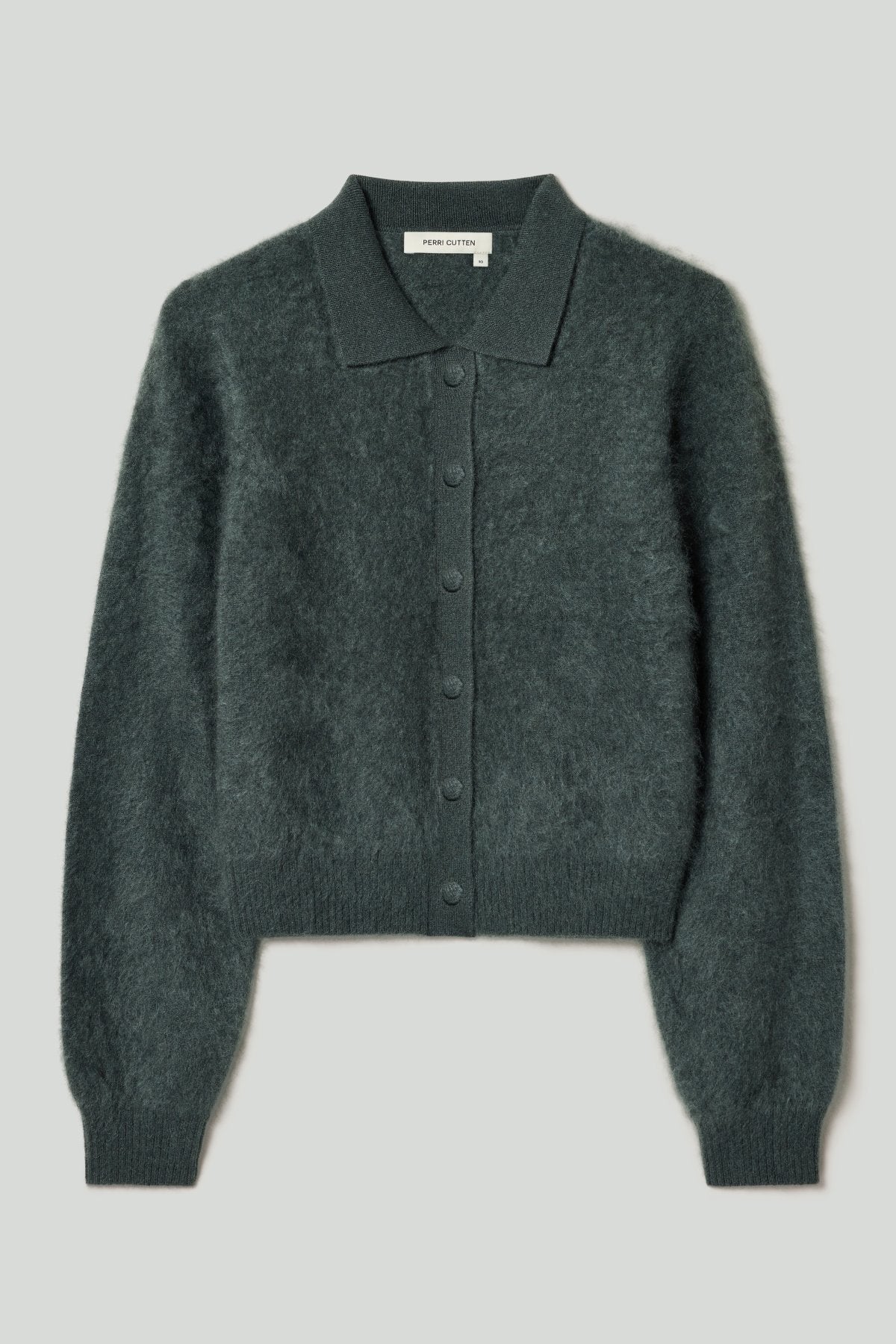 Phoenix Cashmere Cardigan - Dark Olive - Image 6