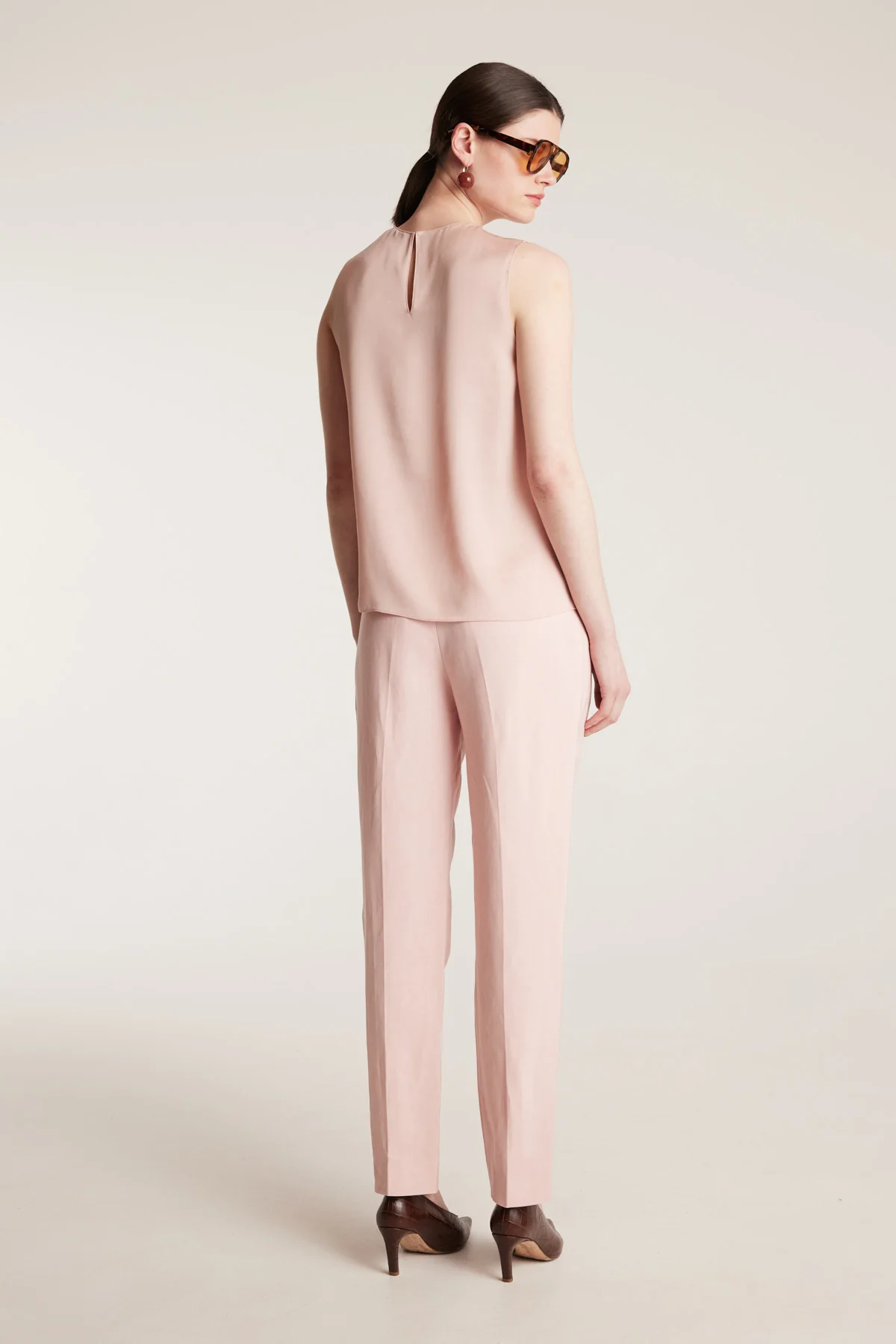 Core Silk Singlet - Pink - Image 4