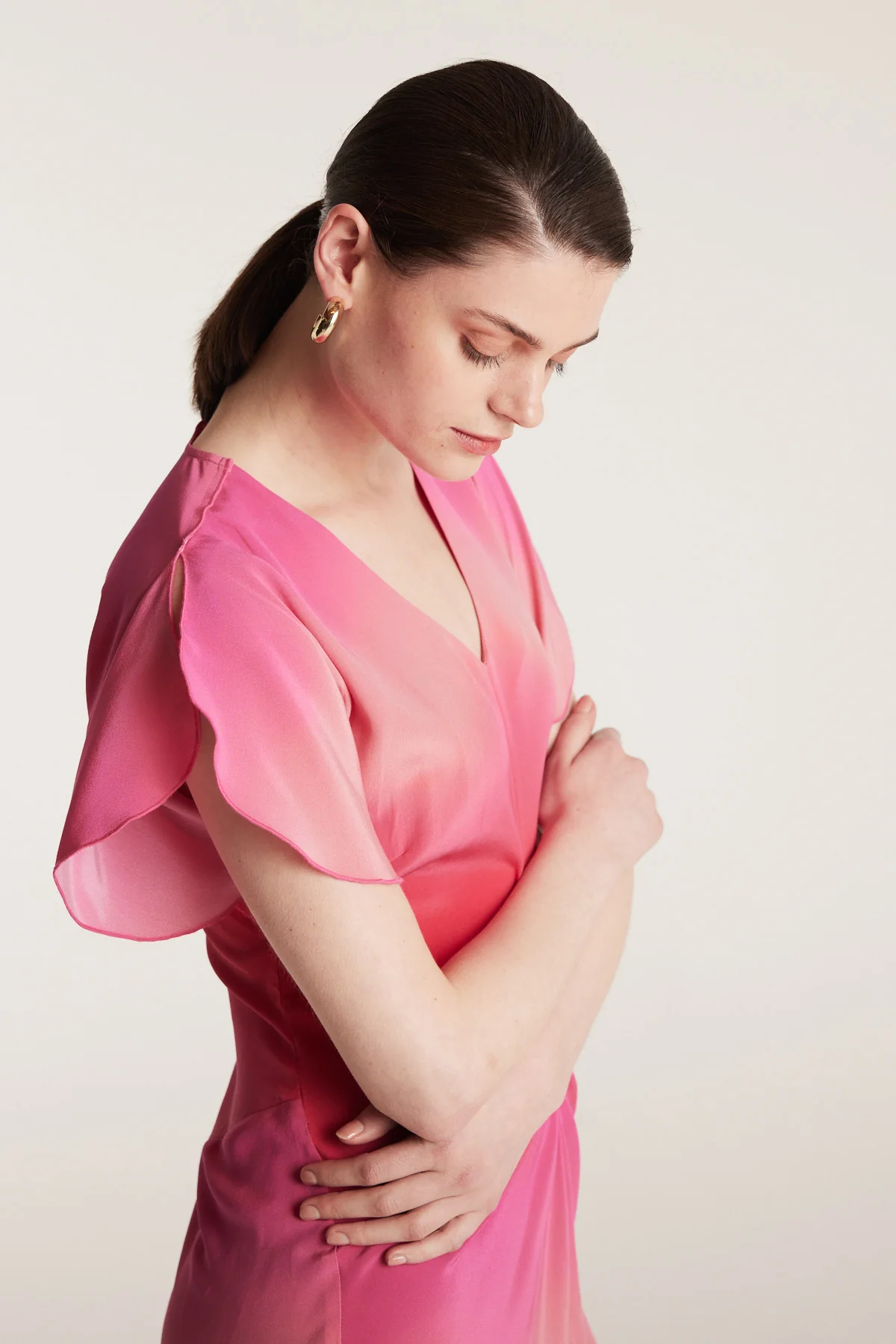 Pink Ombre Dress - Pink/Red - Image 2