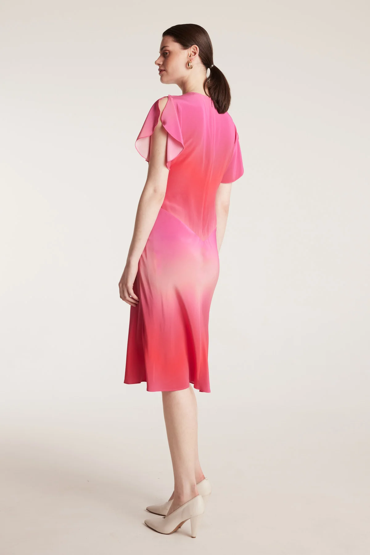 Pink Ombre Dress - Pink/Red - Image 4