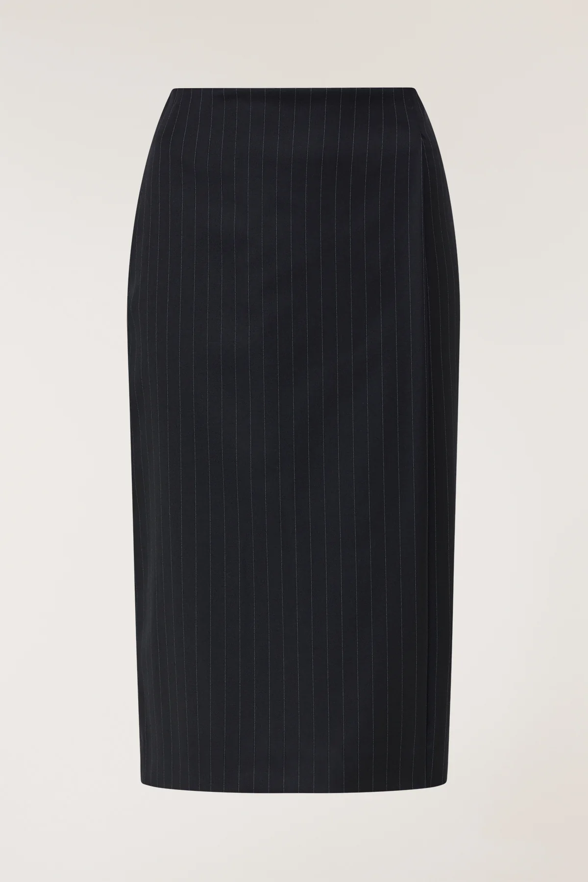 Pinstripe Skirt - Navy/White - Image 3