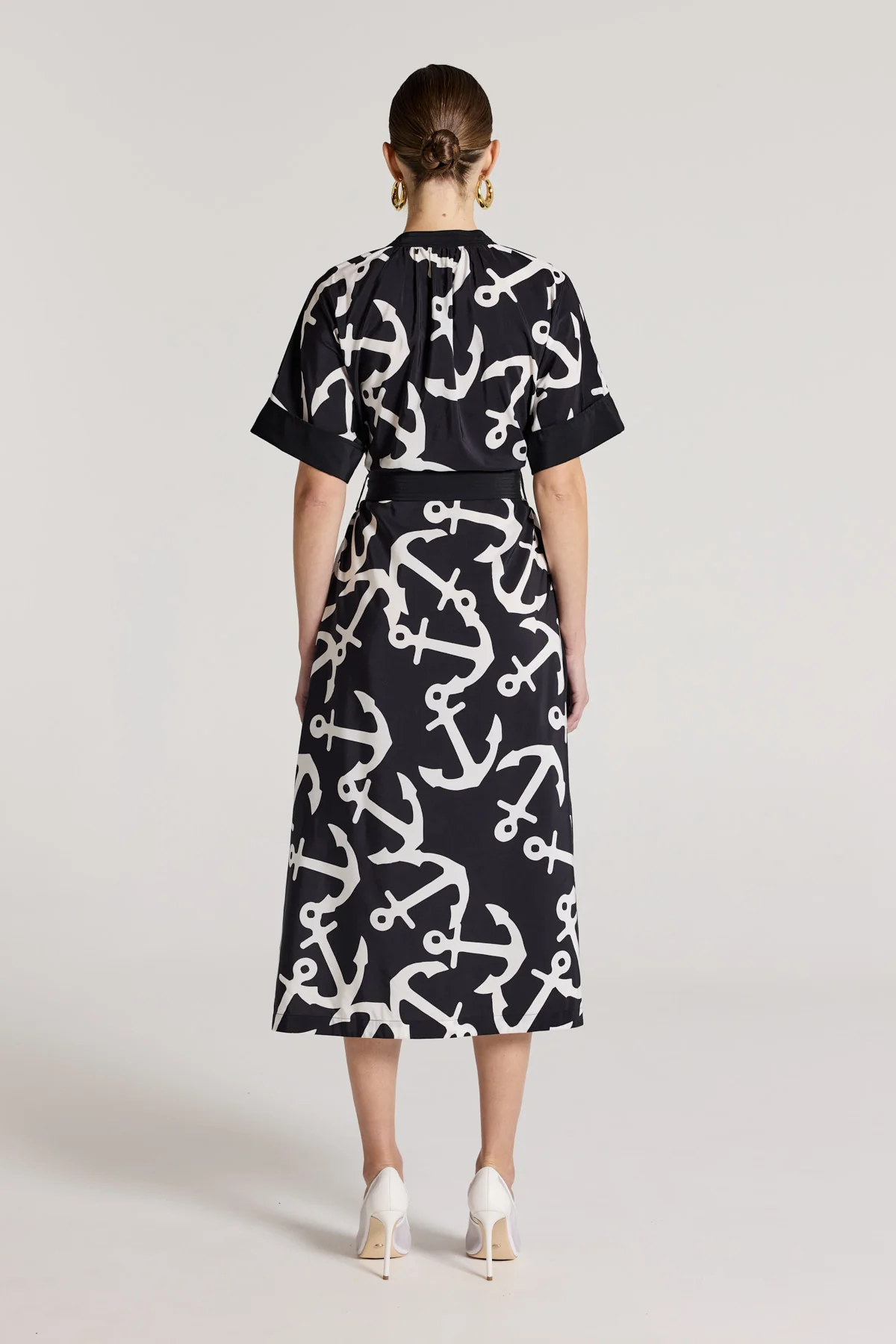 Portofino Dress - Black/White - Image 5
