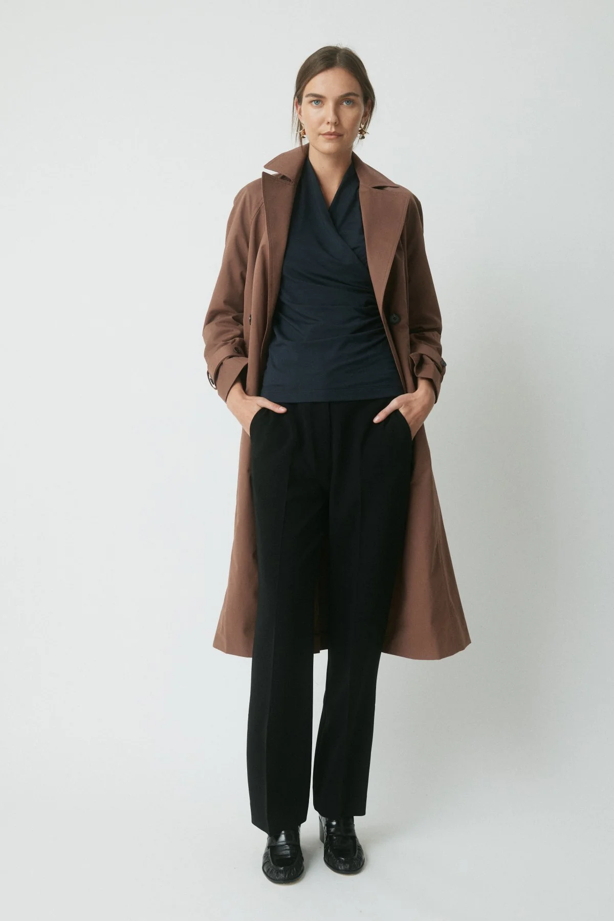 Reese Wrap Top - Midnight - Image 3