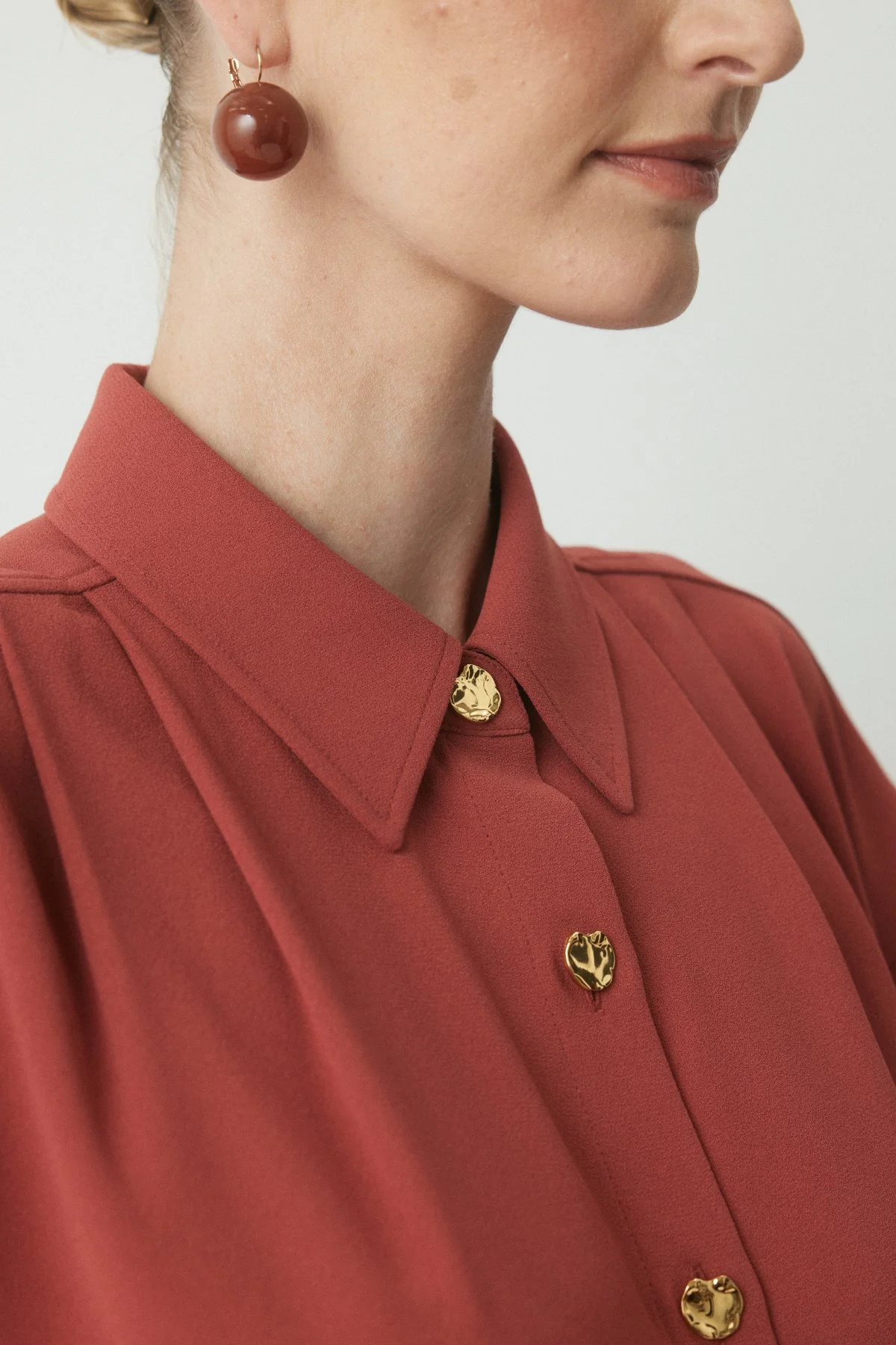 Robin Short Sleeve Shirt - Pinot - Image 5