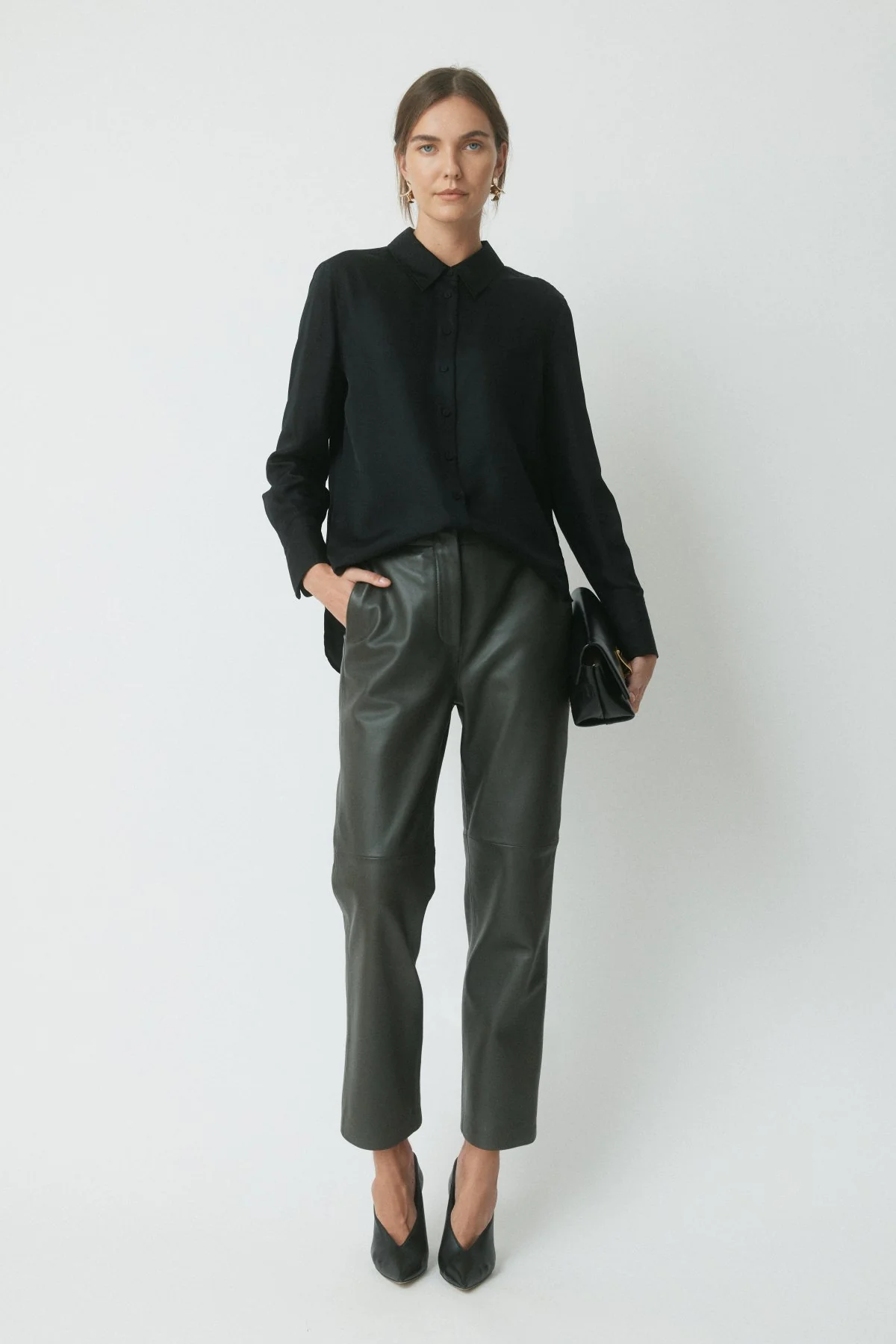 Robin Silk Shirt - Black