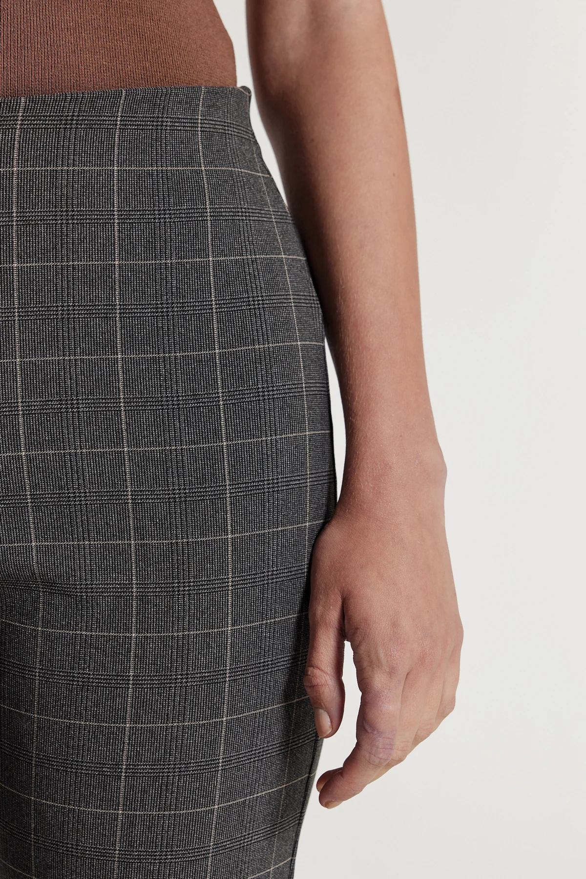 Roman Check Pant - Black/Neutral - Image 2