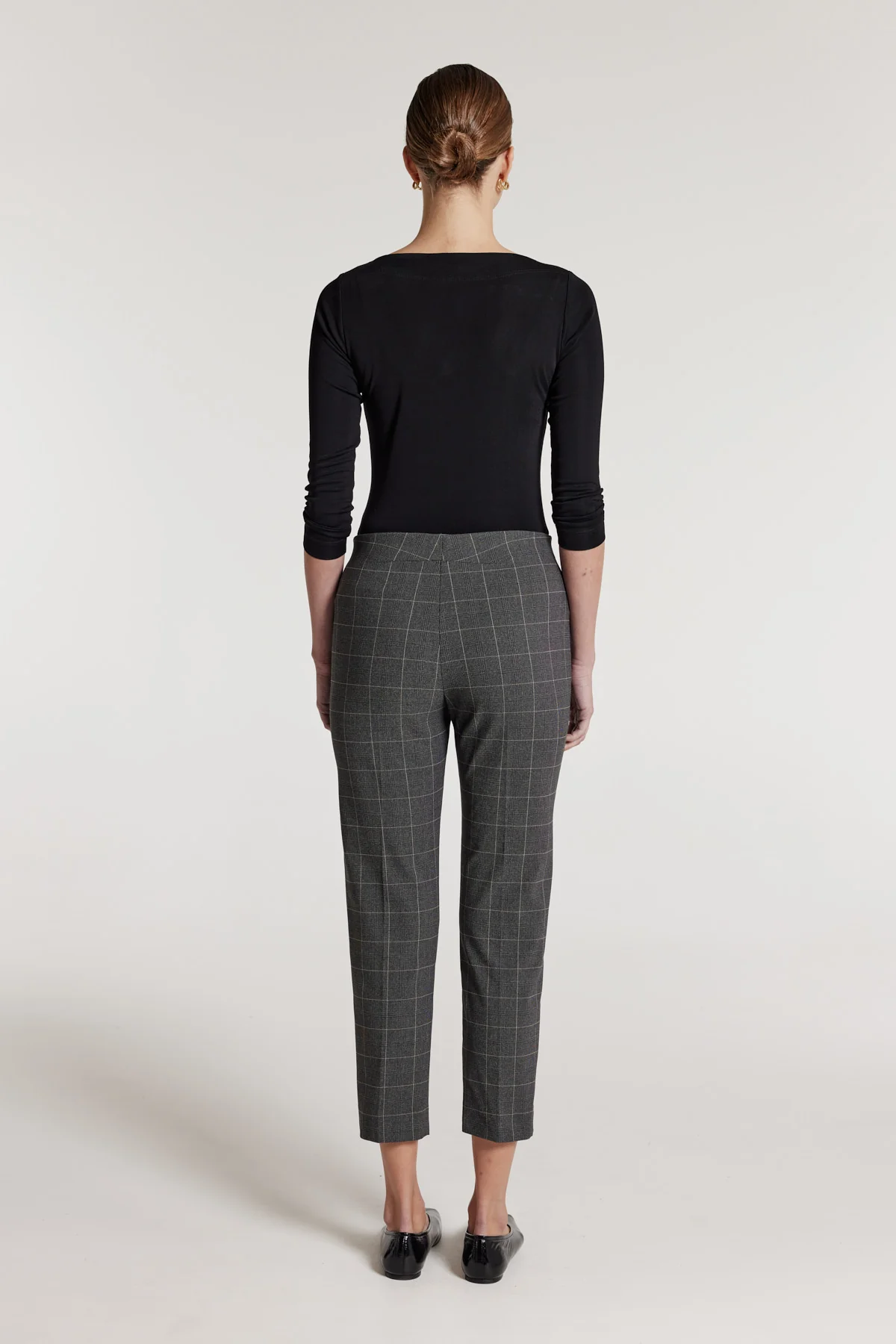 Roman Check Pant - Black/Neutral - Image 5