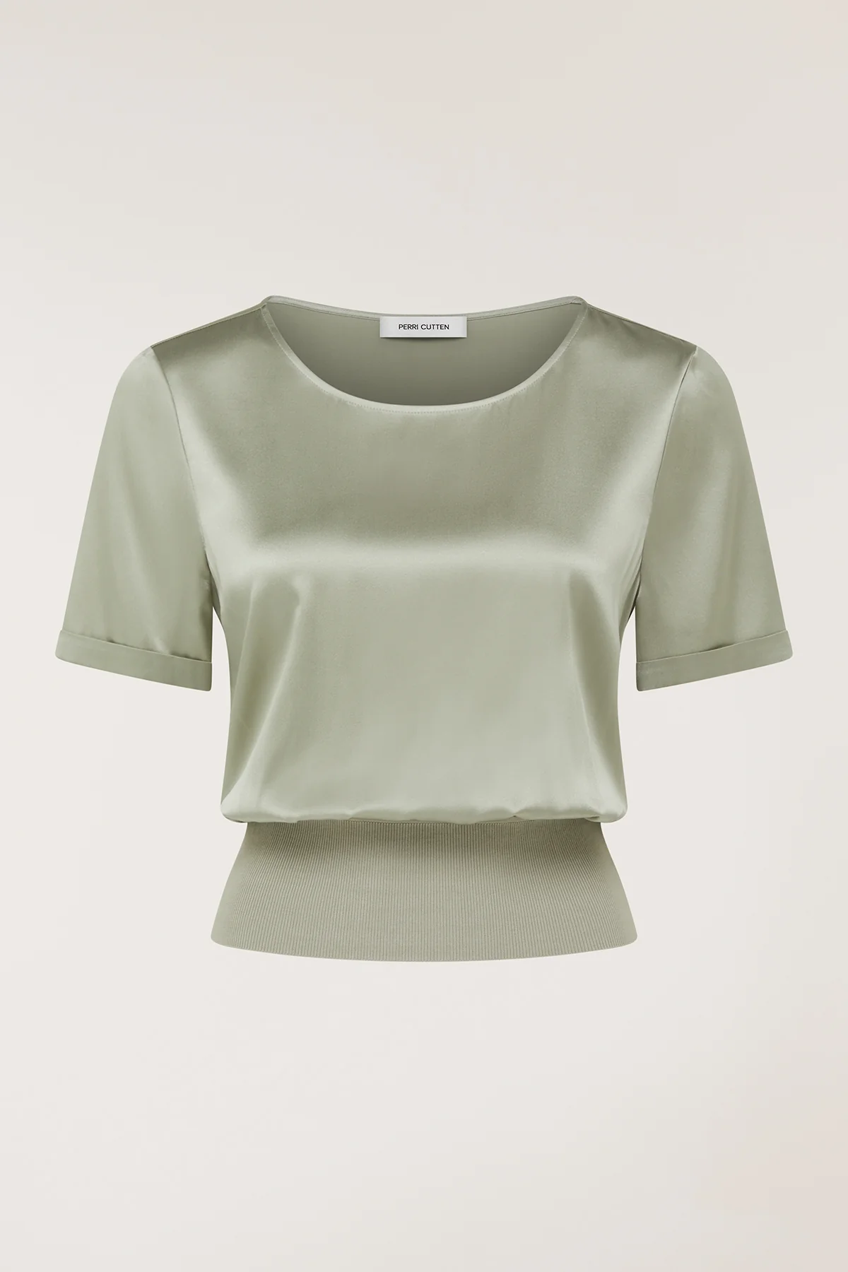 Isla Silk Top - Sage - Image 6
