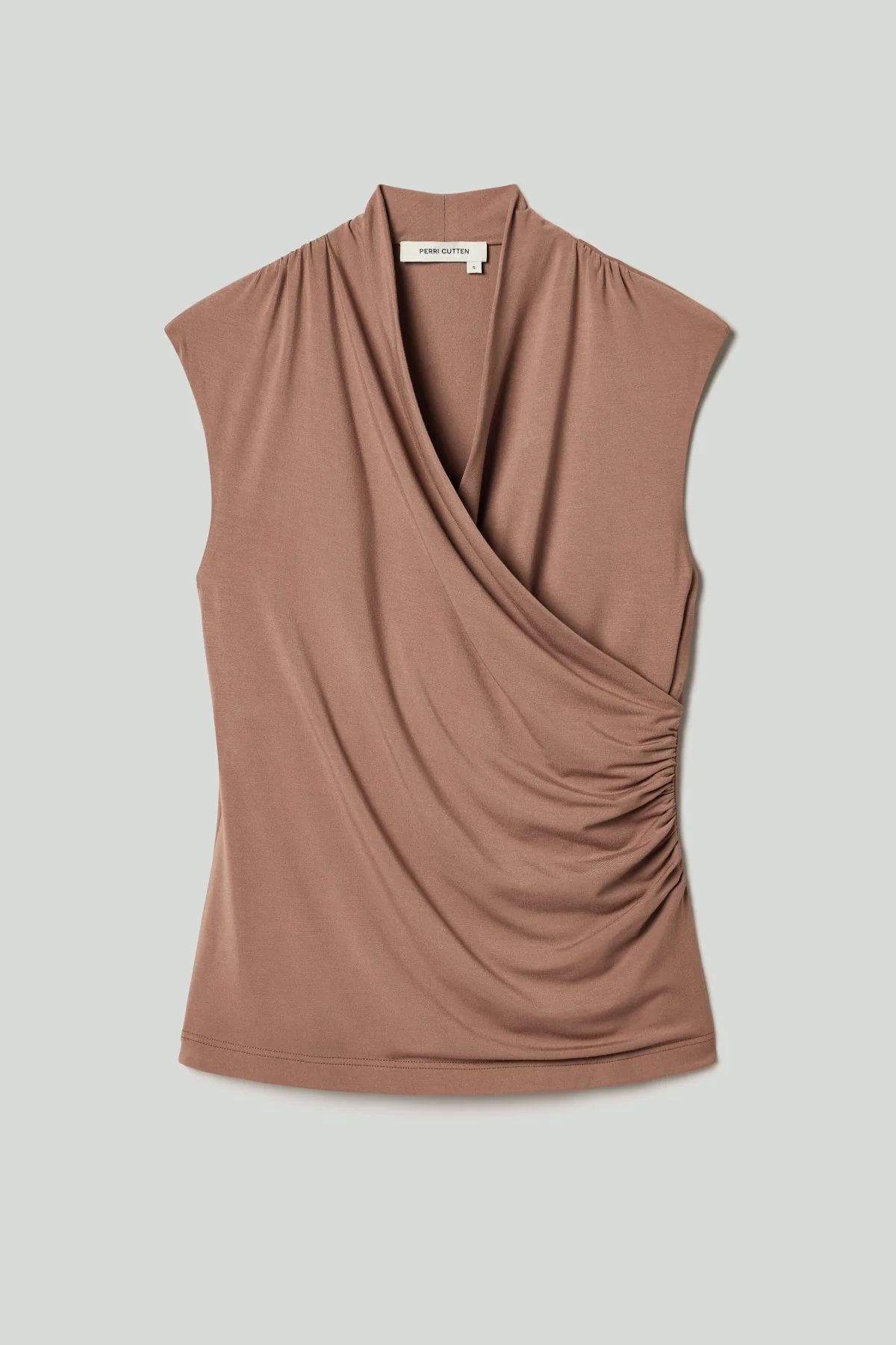 Skyler Wrap Top - Chestnut - Image 6