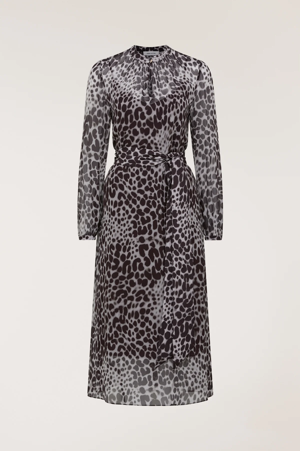 Giulia Silk Dress - Smoke - Image 4