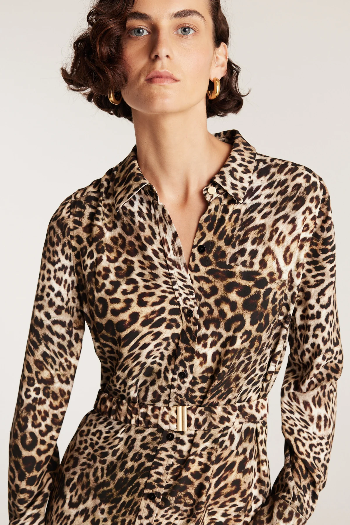 Solana Shirt Dress - Animal - Image 6