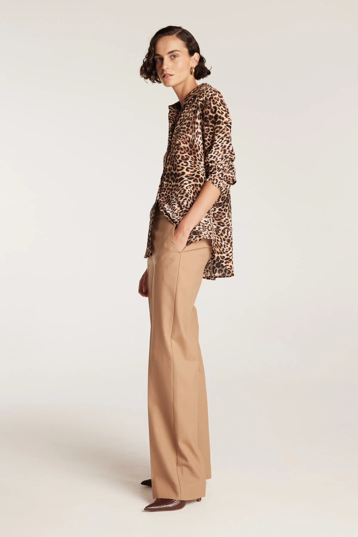 Solana Silk Shirt - Animal - Image 3