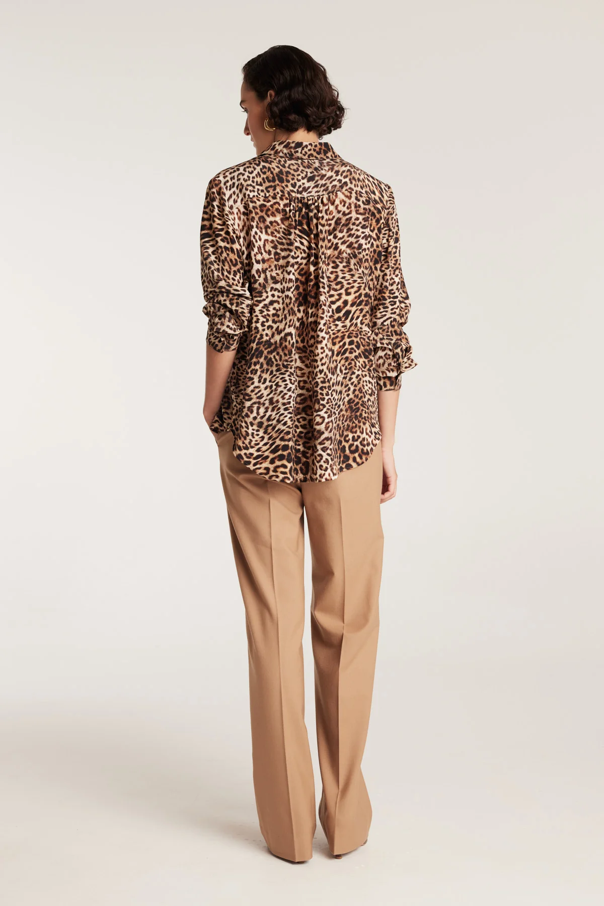 Solana Silk Shirt - Animal - Image 5