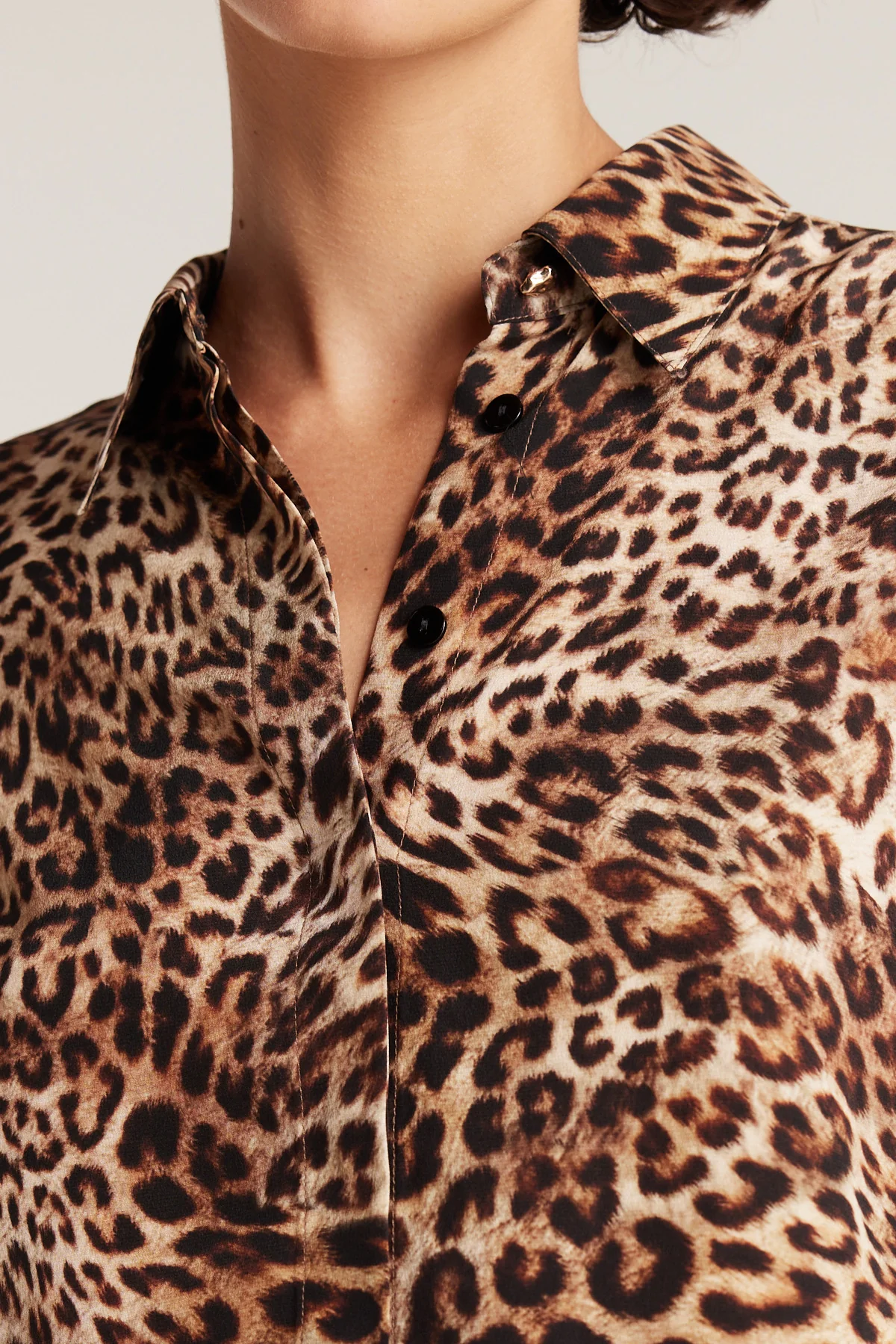 Solana Silk Shirt - Animal - Image 7