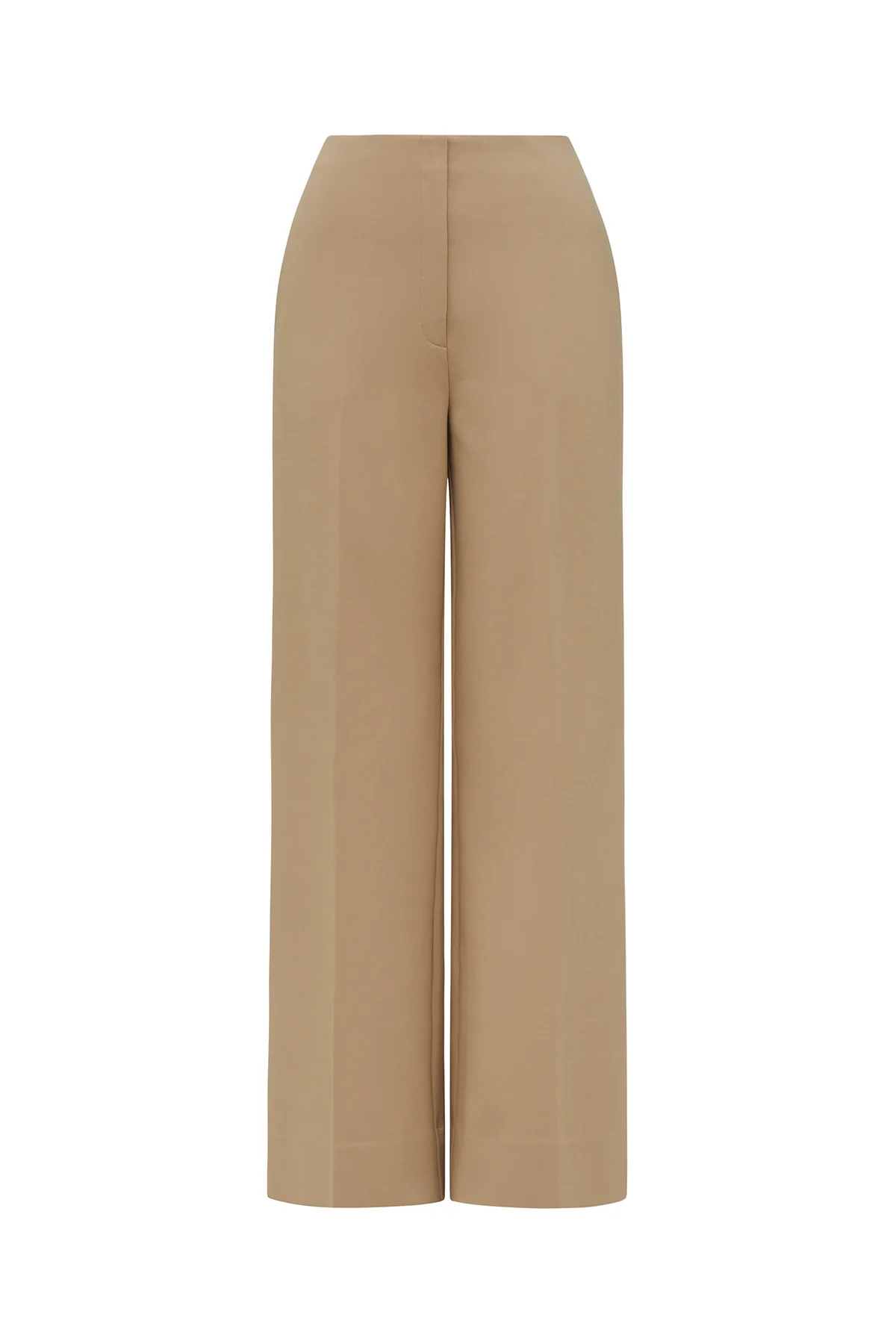 Stretch Wide Pant - Wheat - Image 3