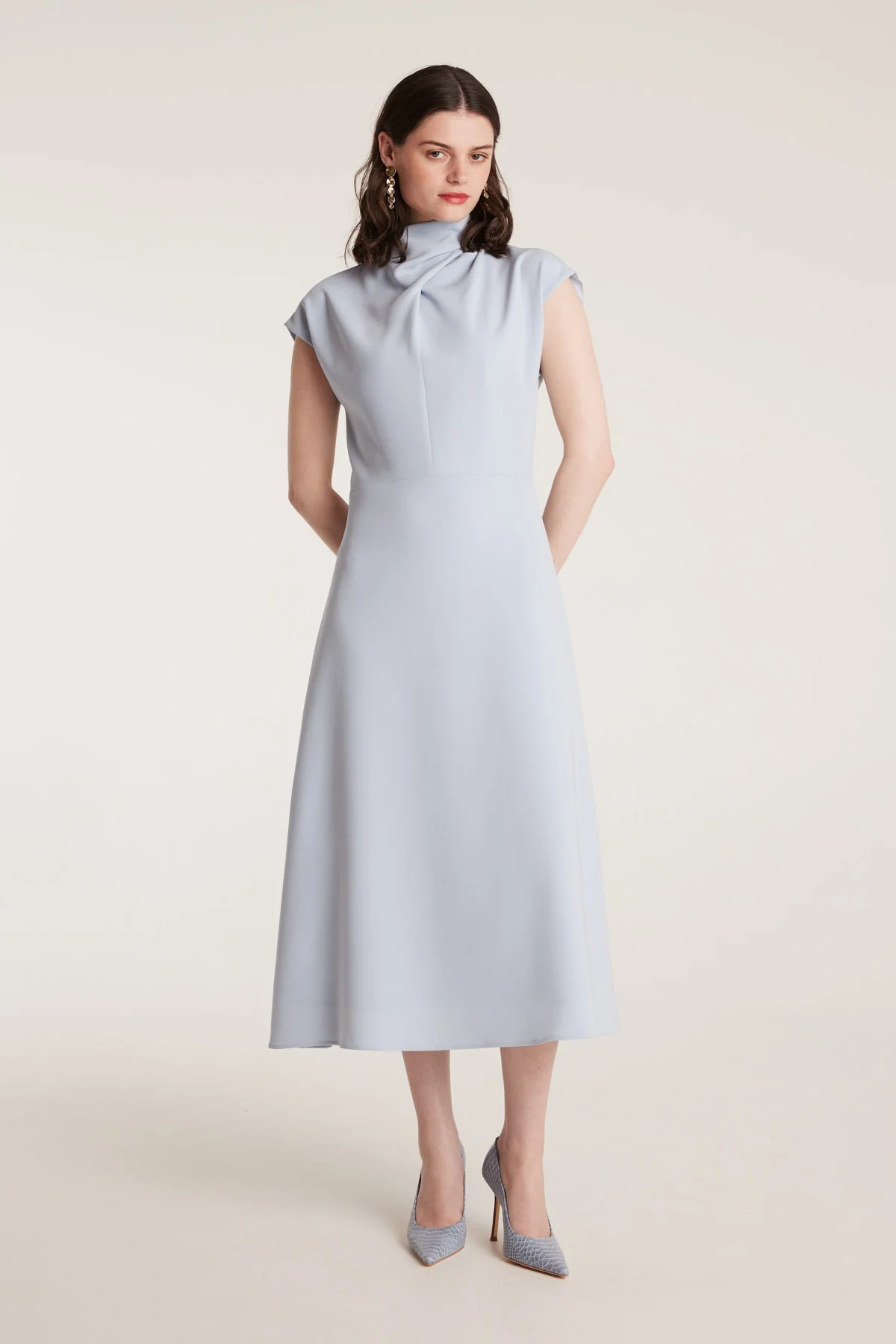 Structured Dress - Powder Blue