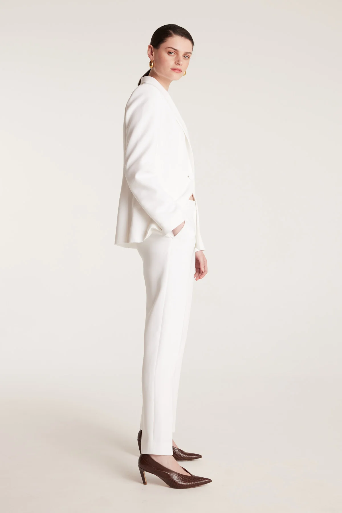 Suit Jacket - Chalk White - Image 3