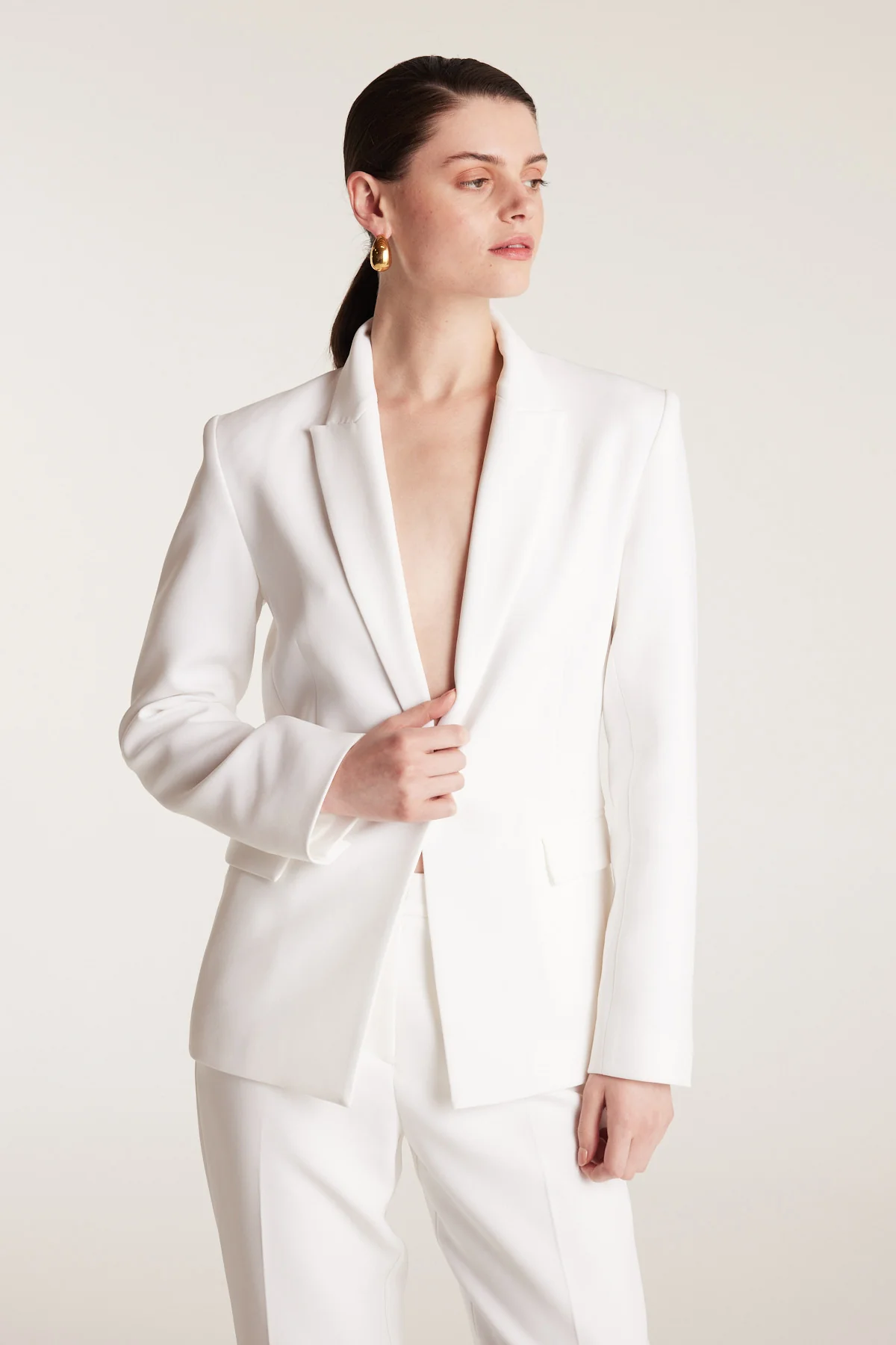 Suit Jacket - Chalk White - Image 5