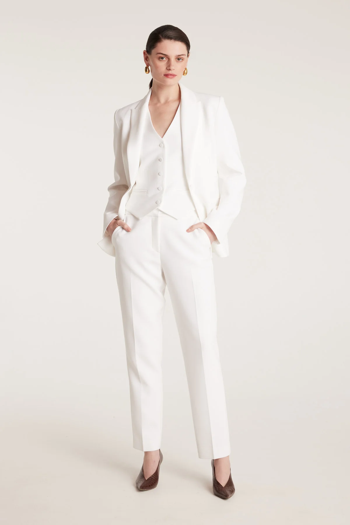 Suit Jacket - Chalk White - Image 6