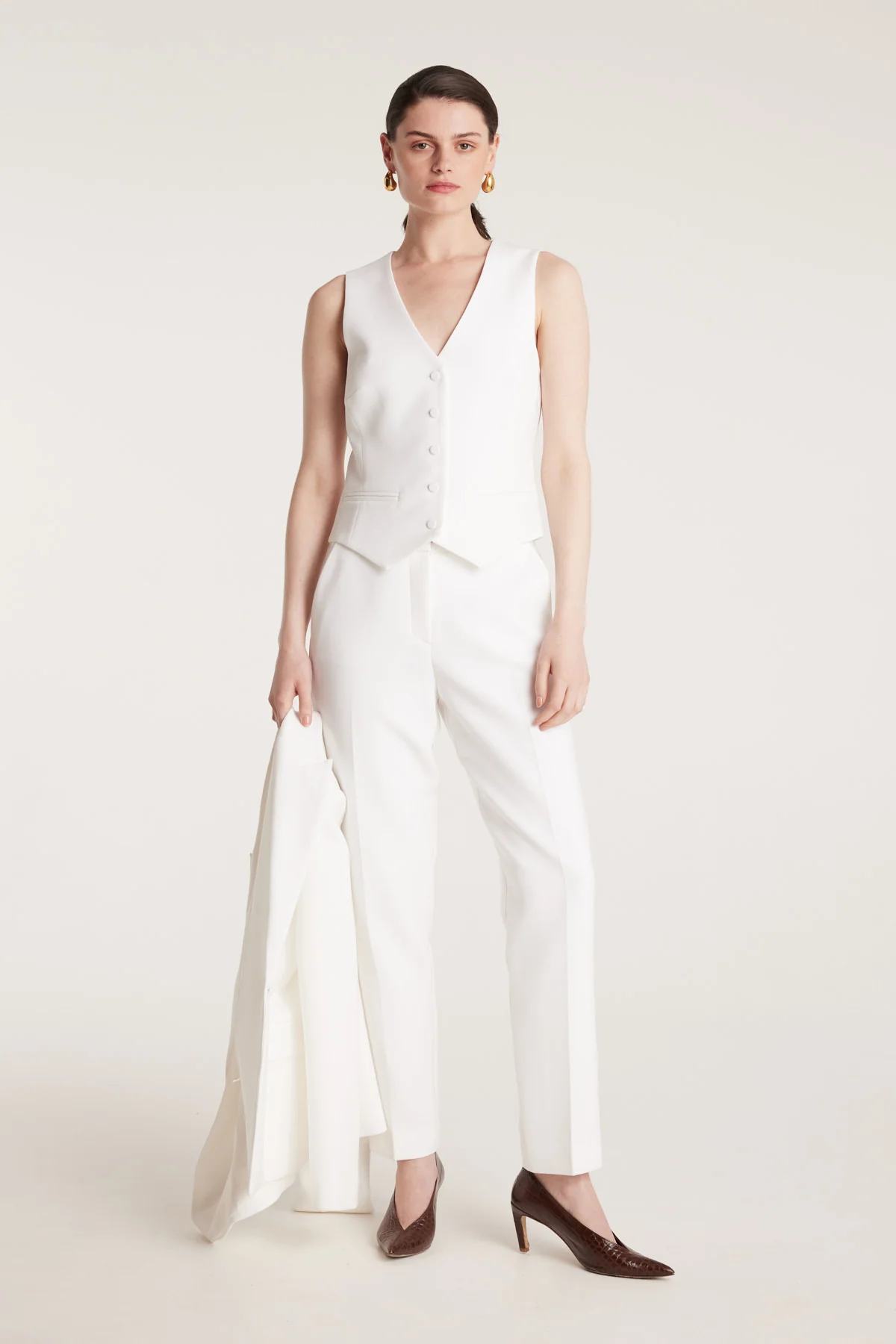 Suit Vest - Chalk White - Image 6