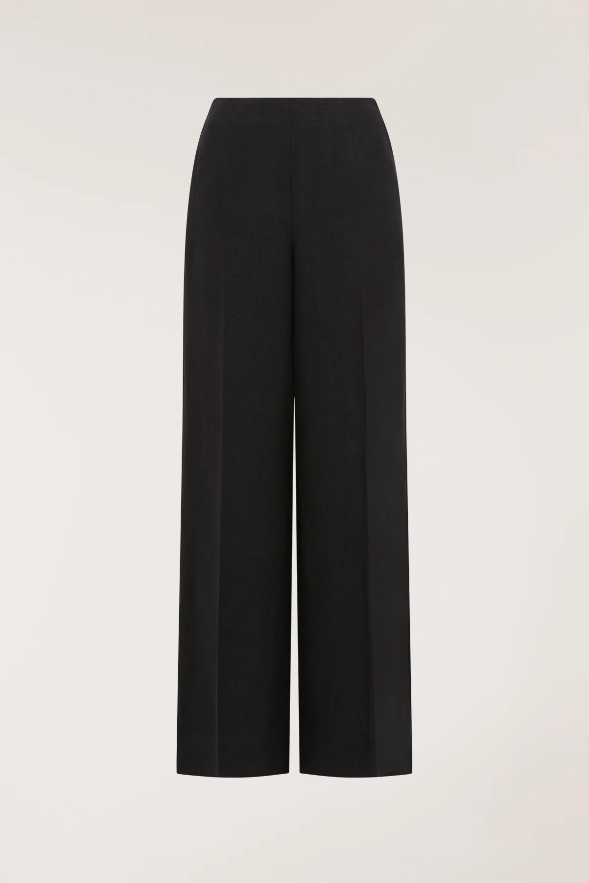 Tailored Linen Pant - Black - Image 6