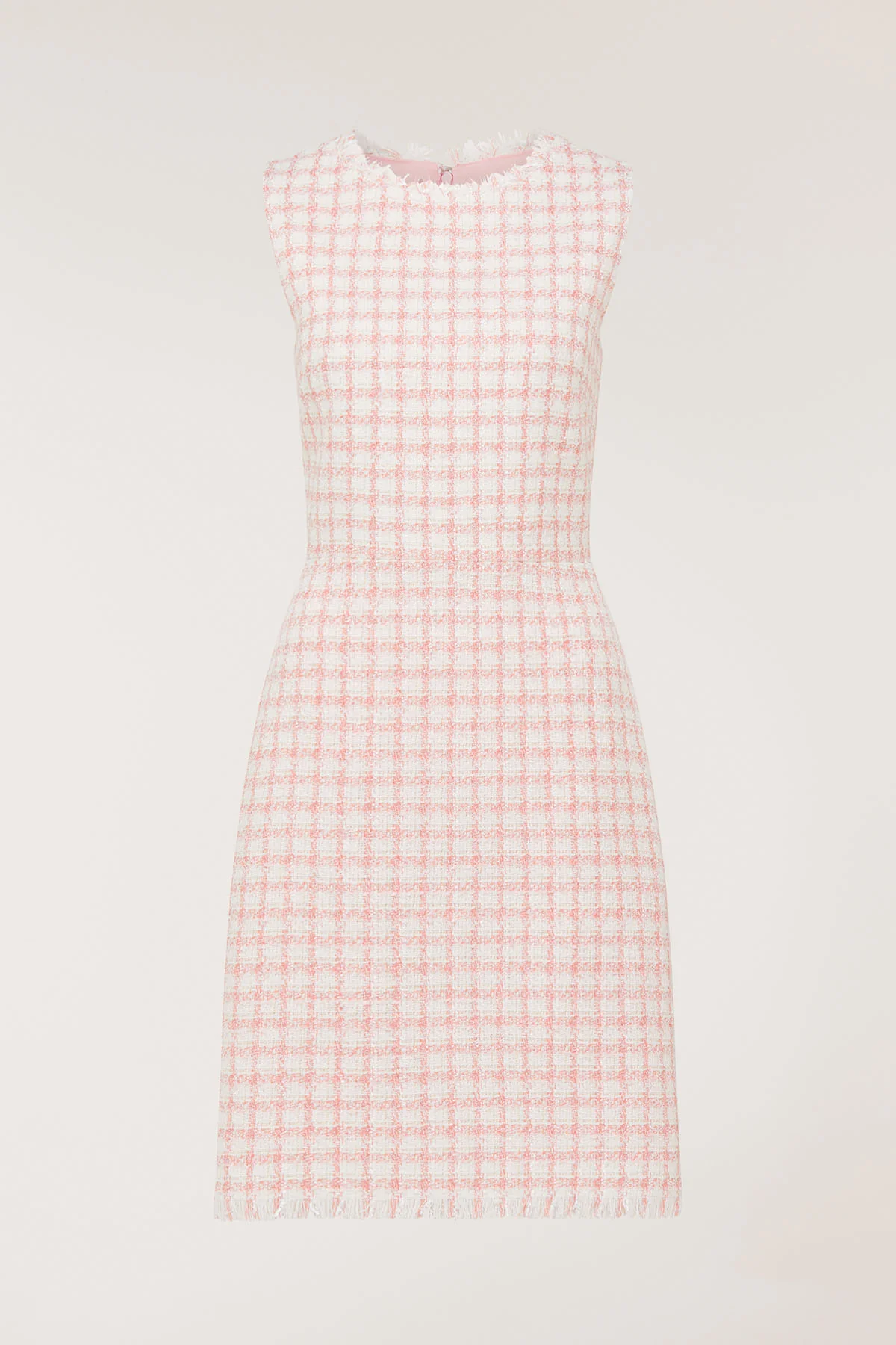 Texture Dress - Pink/Tweed - Image 6