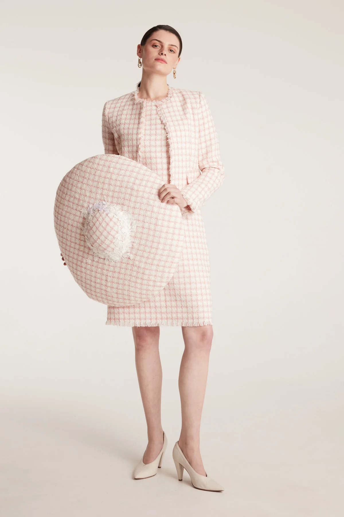 Texture Jacket - Pink/Tweed - Image 6