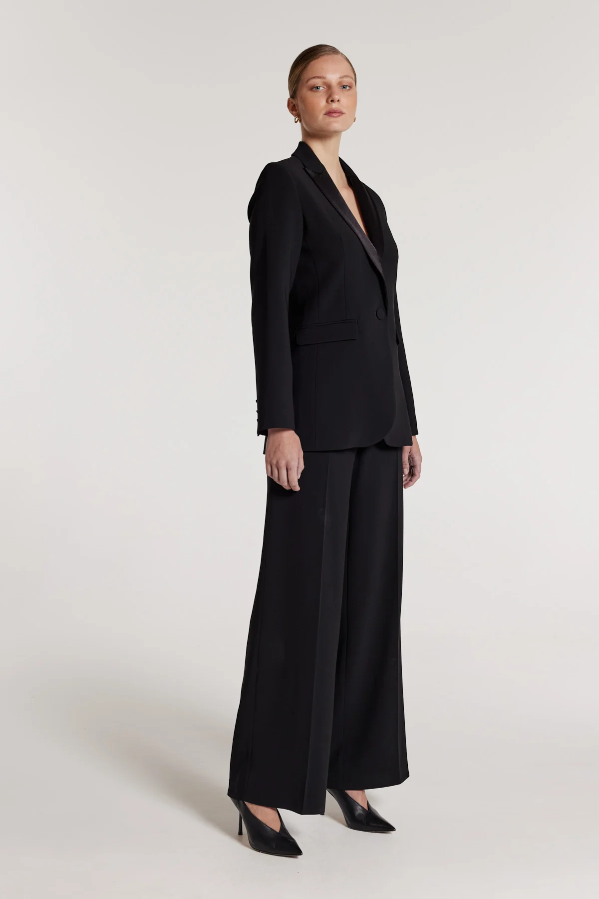 Tuxedo Jacket - Black - Image 4