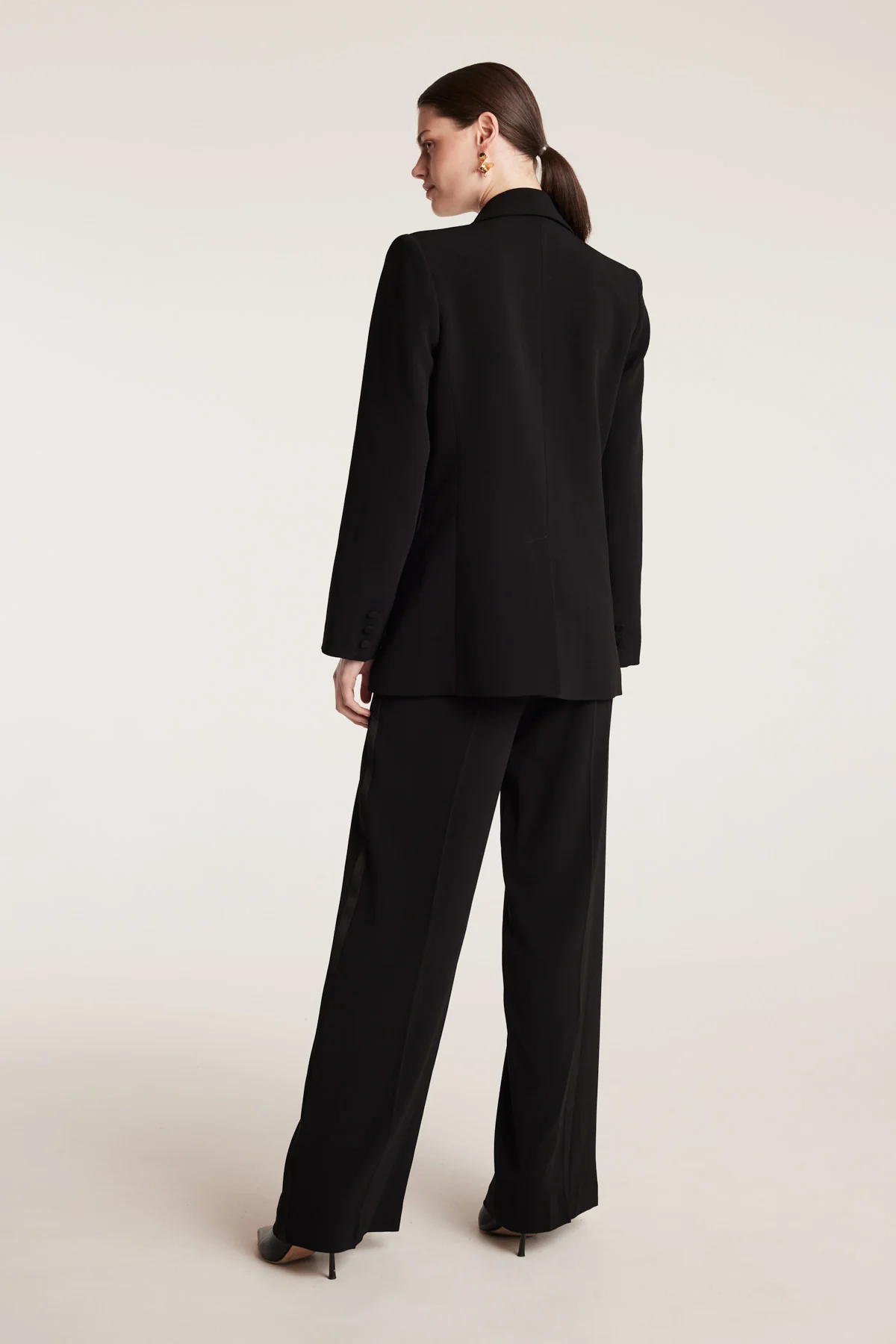 Tuxedo Jacket - Black - Image 4