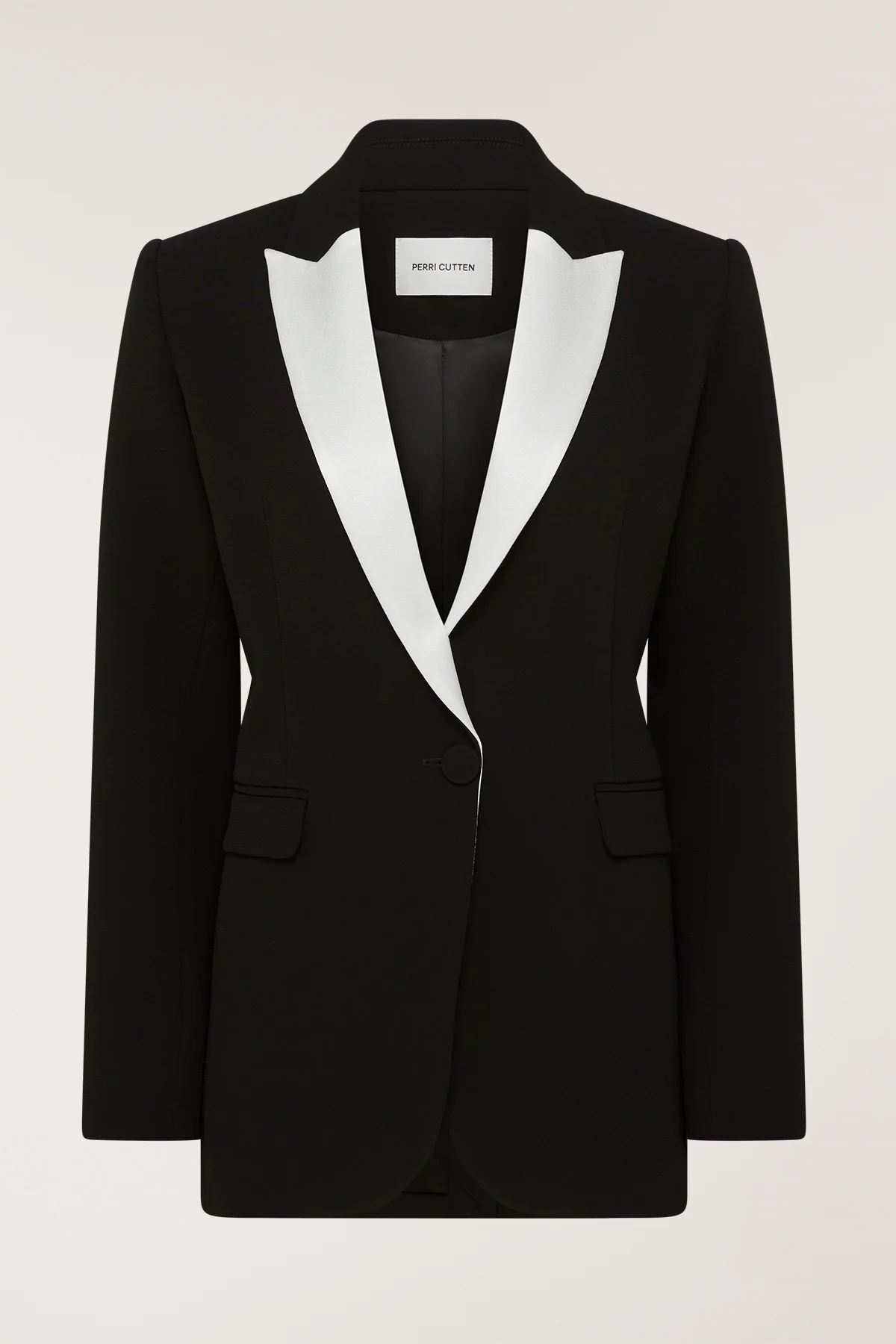 Tuxedo Jacket - Black - Image 6
