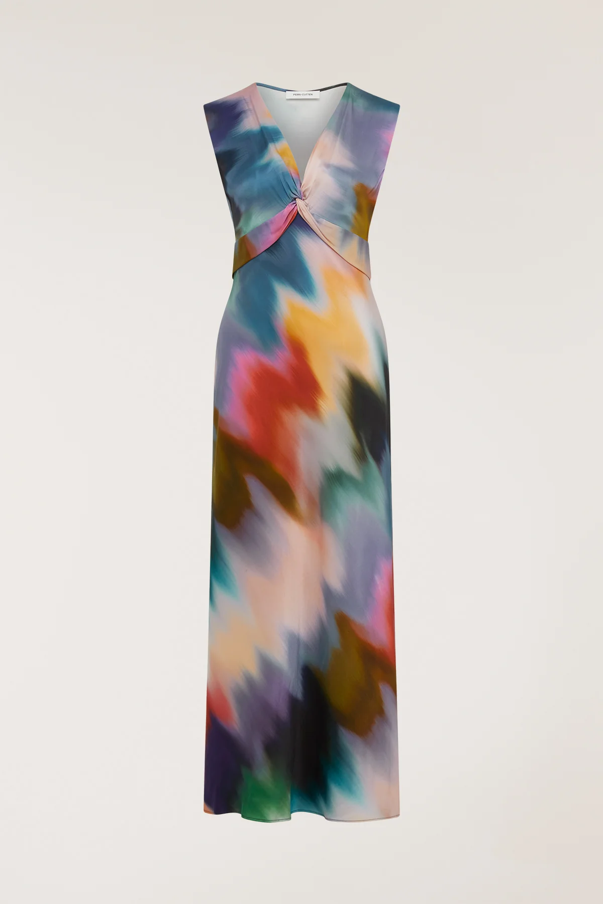 Twist Silk Dress - Multi - Image 6