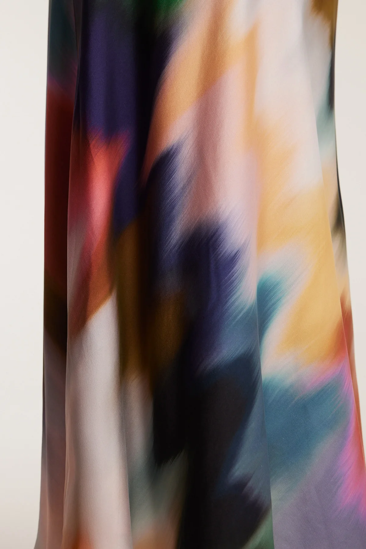 Twist Silk Dress - Multi - Image 7