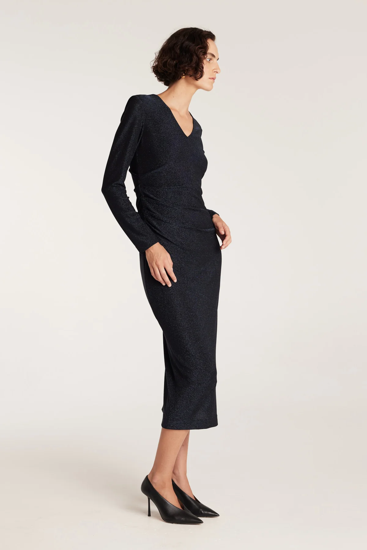 Valeria Dress - Navy - Image 3